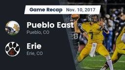 Recap: Pueblo East  vs. Erie  2017
