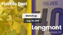 Matchup: Pueblo East High vs. Longmont  2018