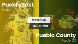 Matchup: Pueblo East High vs. Pueblo County  2018