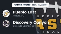 Recap: Pueblo East  vs. Discovery Canyon  2018