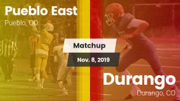 Matchup: Pueblo East High vs. Durango  2019