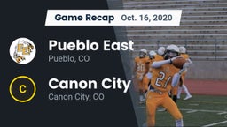 Recap: Pueblo East  vs. Canon City  2020