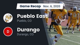Recap: Pueblo East  vs. Durango  2020