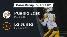 Recap: Pueblo East  vs. La Junta  2022