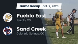Recap: Pueblo East  vs. Sand Creek  2023