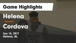 Helena  vs Cordova  Game Highlights - Jan 14, 2017