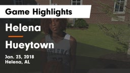Helena  vs Hueytown Game Highlights - Jan. 23, 2018