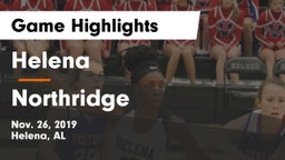 Helena  vs Northridge  Game Highlights - Nov. 26, 2019