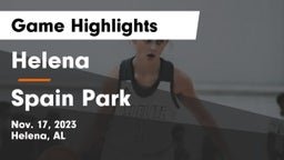 Helena  vs Spain Park  Game Highlights - Nov. 17, 2023