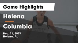 Helena  vs Columbia Game Highlights - Dec. 21, 2023
