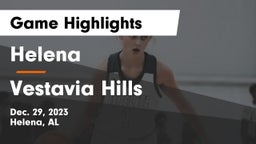 Helena  vs Vestavia Hills  Game Highlights - Dec. 29, 2023