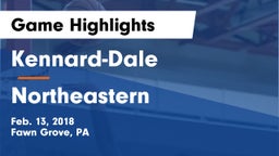 Kennard-Dale  vs Northeastern  Game Highlights - Feb. 13, 2018