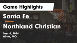 Santa Fe  vs Northland Christian Game Highlights - Jan. 4, 2024