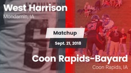 Matchup: West Harrison High vs. Coon Rapids-Bayard  2018