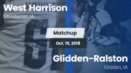 Matchup: West Harrison High vs. Glidden-Ralston  2018