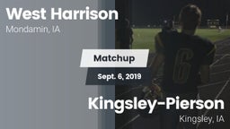 Matchup: West Harrison High vs. Kingsley-Pierson  2019