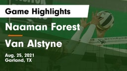 Naaman Forest  vs Van Alstyne  Game Highlights - Aug. 25, 2021