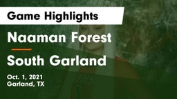 Naaman Forest  vs South Garland  Game Highlights - Oct. 1, 2021