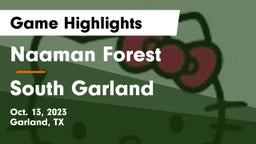 Naaman Forest  vs South Garland  Game Highlights - Oct. 13, 2023