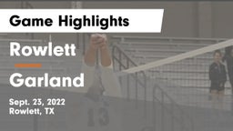 Rowlett  vs Garland  Game Highlights - Sept. 23, 2022
