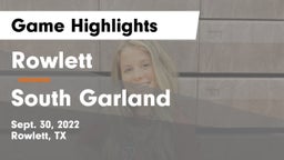 Rowlett  vs South Garland  Game Highlights - Sept. 30, 2022