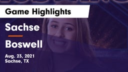 Sachse  vs Boswell   Game Highlights - Aug. 23, 2021