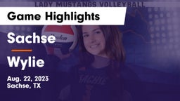 Sachse  vs Wylie  Game Highlights - Aug. 22, 2023