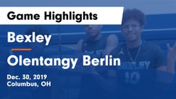 Bexley  vs Olentangy Berlin  Game Highlights - Dec. 30, 2019