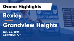 Bexley  vs Grandview Heights  Game Highlights - Jan. 23, 2021