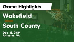 Wakefield  vs South County  Game Highlights - Dec. 28, 2019