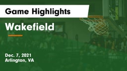 Wakefield  Game Highlights - Dec. 7, 2021