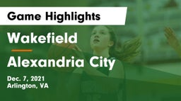 Wakefield  vs Alexandria City Game Highlights - Dec. 7, 2021