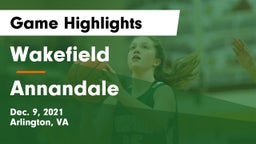 Wakefield  vs Annandale  Game Highlights - Dec. 9, 2021