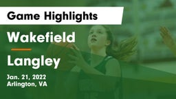 Wakefield  vs Langley  Game Highlights - Jan. 21, 2022