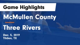 McMullen County  vs Three Rivers  Game Highlights - Dec. 5, 2019