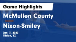 McMullen County  vs Nixon-Smiley  Game Highlights - Jan. 3, 2020