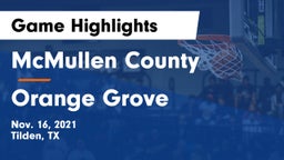 McMullen County  vs Orange Grove  Game Highlights - Nov. 16, 2021
