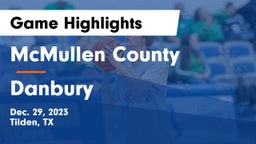 McMullen County  vs Danbury  Game Highlights - Dec. 29, 2023