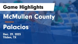McMullen County  vs Palacios  Game Highlights - Dec. 29, 2023