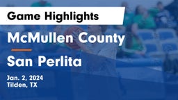McMullen County  vs San Perlita  Game Highlights - Jan. 2, 2024
