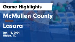 McMullen County  vs Lasara Game Highlights - Jan. 12, 2024