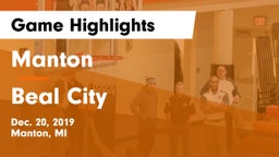 Manton  vs Beal City Game Highlights - Dec. 20, 2019