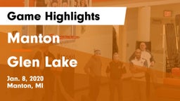 Manton  vs Glen Lake Game Highlights - Jan. 8, 2020