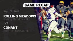 Recap: Rolling Meadows  vs. Conant  2016