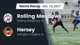 Recap: Rolling Meadows  vs. Hersey  2017