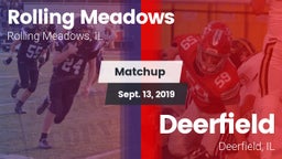 Matchup: Rolling Meadows vs. Deerfield  2019