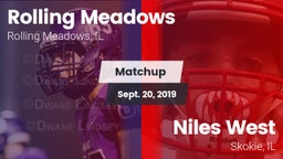 Matchup: Rolling Meadows vs. Niles West  2019