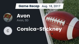 Recap: Avon  vs. Corsica-Stickney 2017