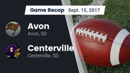 Recap: Avon  vs. Centerville  2017