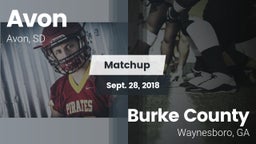 Matchup: Avon  vs. Burke County  2018